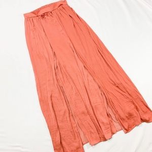 Forever 21 Burnt Orange maxi skirt
